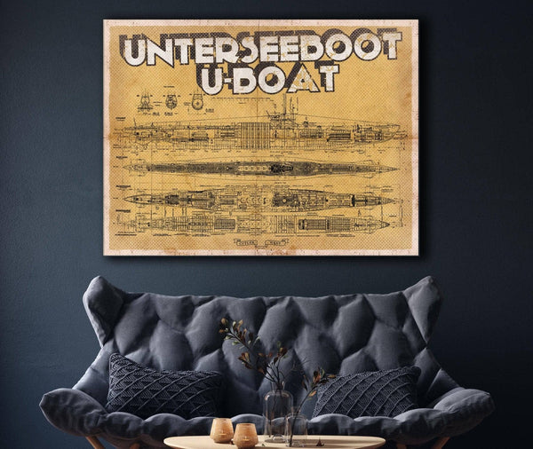 Cutler West U-Boat German Submarine Military Print