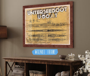 Cutler West U-Boat German Submarine Military Print