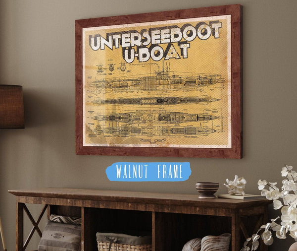 Cutler West U-Boat German Submarine Military Print