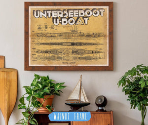 Cutler West U-Boat German Submarine Military Print