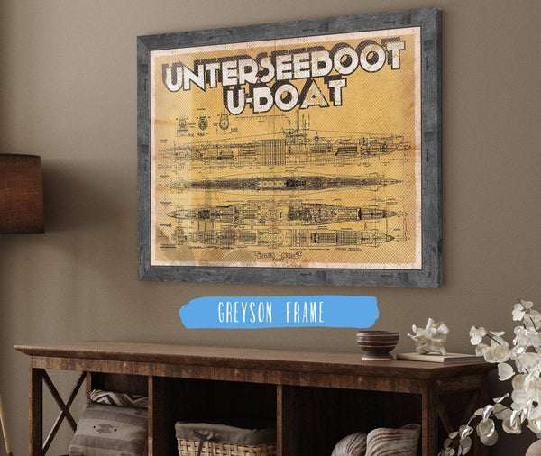 Cutler West U-Boat German Submarine Military Print