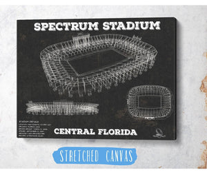 Cutler West UCF Knights Football Spectrum Stadium Vintage Art Print