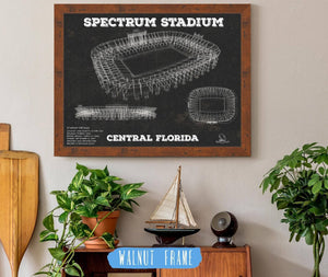 Cutler West UCF Knights Football Spectrum Stadium Vintage Art Print
