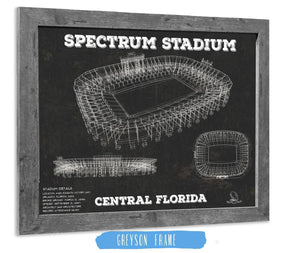 Cutler West UCF Knights Football Spectrum Stadium Vintage Art Print