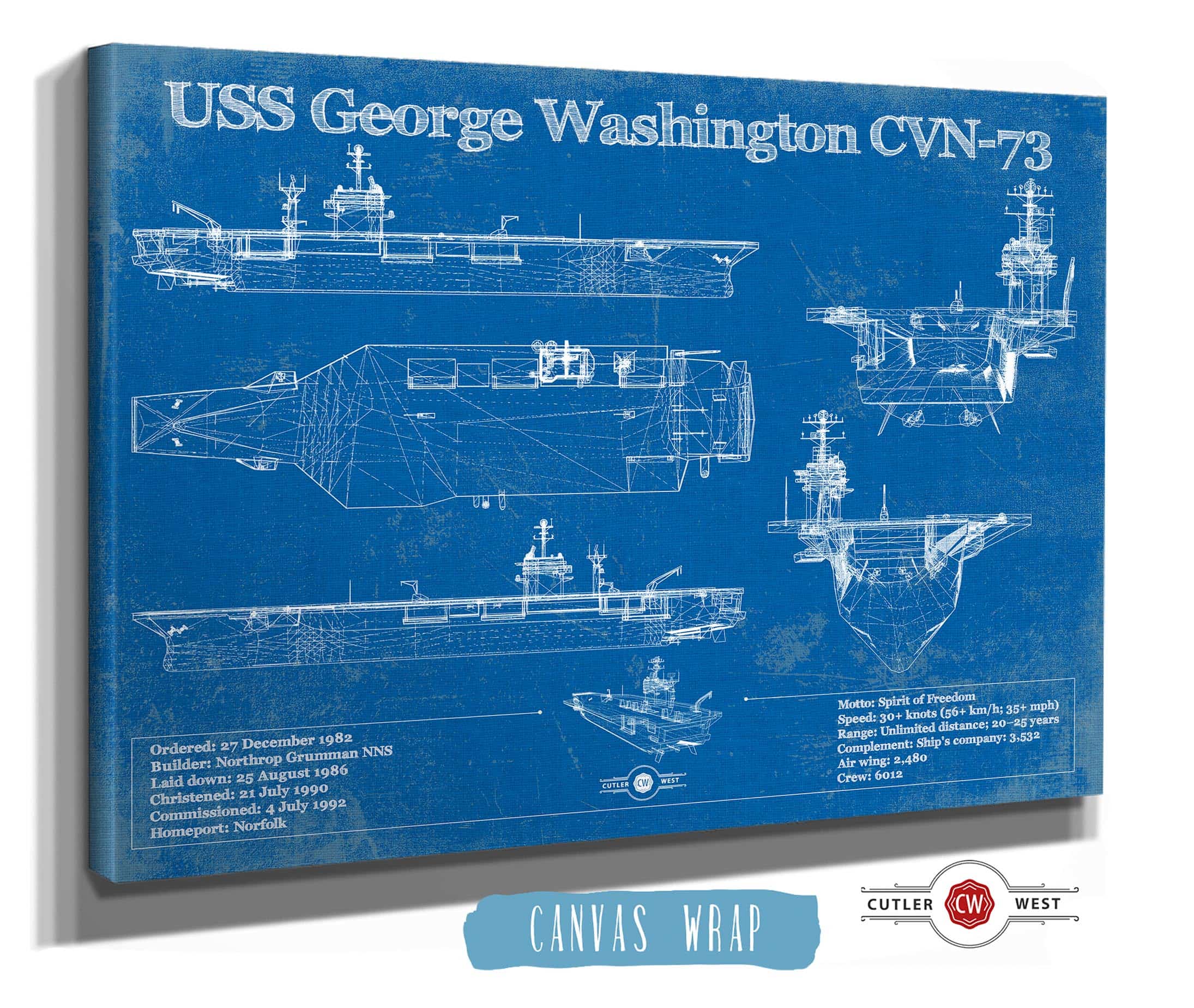 USS George Washington CVN-73 Blueprint | Cutler West