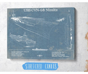 Cutler West USS Nimitz CVN-68 Aircraft Carrier Blueprint Original Military