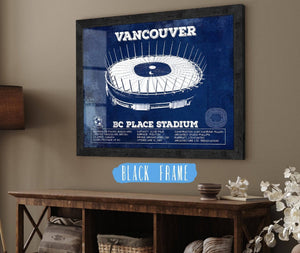Cutler West Vancouver Whitecaps - Vintage BC Place Stadium MLS Soccer Print