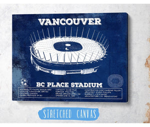 Cutler West Vancouver Whitecaps - Vintage BC Place Stadium MLS Soccer Print