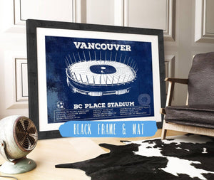 Cutler West Vancouver Whitecaps - Vintage BC Place Stadium MLS Soccer Print