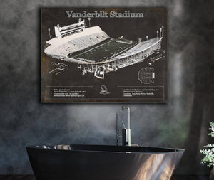 Cutler West Vanderbilt Commodores Football Art - Vanderbilt Stadium Wall Art