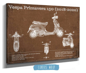 Cutler West Vintage 2018 - 2020 Vespa Primavera 150 Patent Print