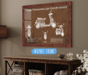Cutler West Vintage 2018 - 2020 Vespa Primavera 150 Patent Print