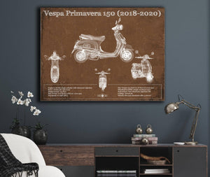 Cutler West Vintage 2018 - 2020 Vespa Primavera 150 Patent Print