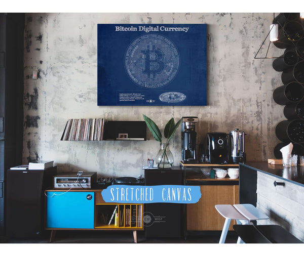 Cutler West Vintage Bitcoin Wall Art Print