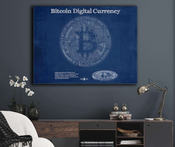 Cutler West Vintage Bitcoin Wall Art Print
