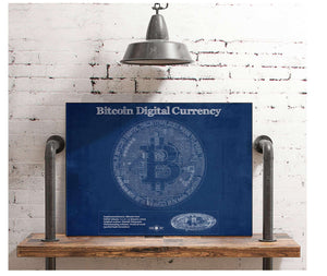 Cutler West Vintage Bitcoin Wall Art Print