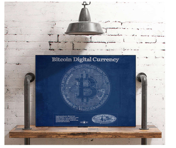 Cutler West Vintage Bitcoin Wall Art Print