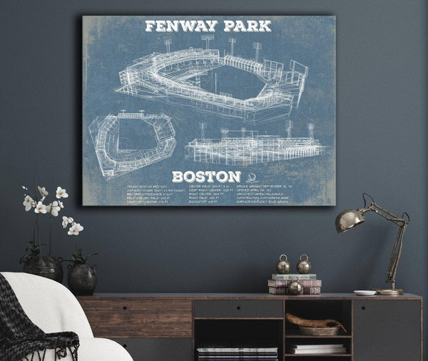 Cutler West Vintage Boston Red Sox - Fenway Park Baseball Print