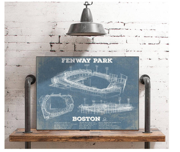 Cutler West Vintage Boston Red Sox - Fenway Park Baseball Print