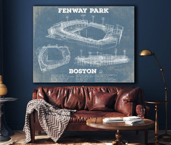 Cutler West Vintage Boston Red Sox - Fenway Park Baseball Print