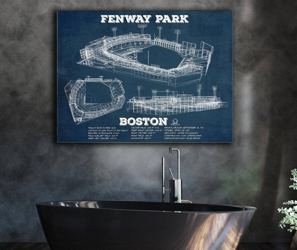 Cutler West Vintage Boston Red Sox - Vintage Fenway Park Baseball Print