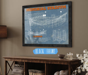 Cutler West Vintage Clemson Tigers - Memorial Stadium Football Print