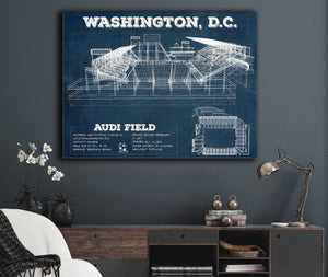 Cutler West Vintage D.C. United Audi Field MLS Soccer Print