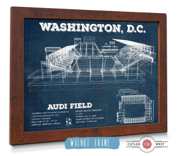 Cutler West Vintage D.C. United Audi Field MLS Soccer Print