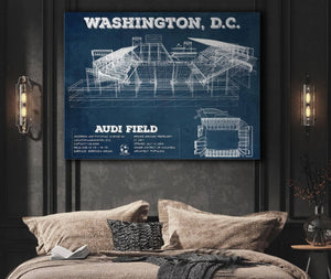 Cutler West Vintage D.C. United Audi Field MLS Soccer Print