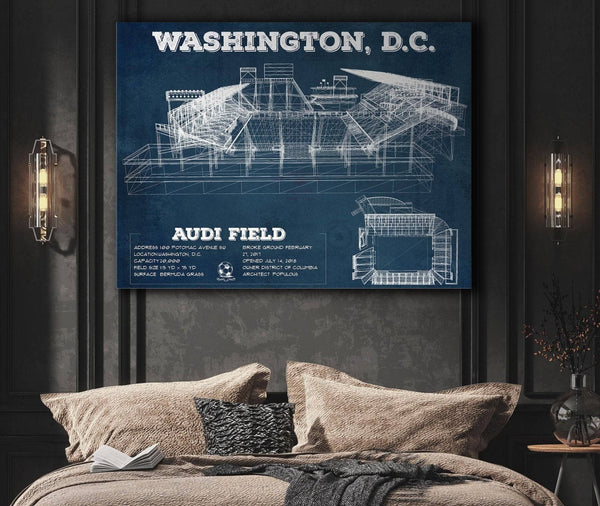 Cutler West Vintage D.C. United Audi Field MLS Soccer Print