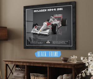 Cutler West Vintage F1 McLaren MP46 1991 Formula One Race Car Print