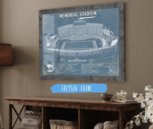 Cutler West Vintage Indiana Hoosiers Football - Memorial Stadium StadiumPrint