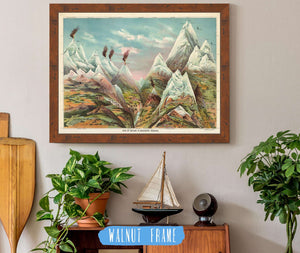 Cutler West Vintage Nature Mountains - View Of Nature In Ascending Regions