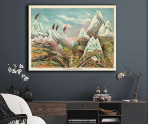 Cutler West Vintage Nature Mountains - View Of Nature In Ascending Regions