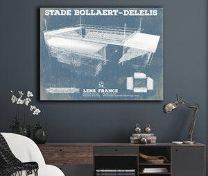 Cutler West Vintage RC Lens Stade Bollaert-Delelis Stadium Soccer Print