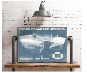 Cutler West Vintage RC Lens Stade Bollaert-Delelis Stadium Soccer Print