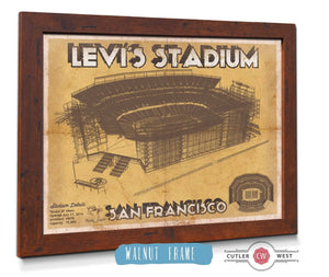 Cutler West Vintage San Francisco 49ers - Levi's Stadium NFL Print