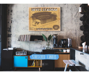 Cutler West Vintage San Francisco 49ers - Levi's Stadium NFL Print