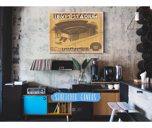 Cutler West Vintage San Francisco 49ers - Levi's Stadium NFL Print
