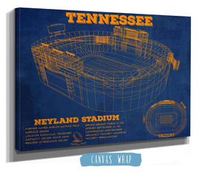Cutler West Vintage Tennessee Volunteers - Neyland Stadium Blueprint Wall Art