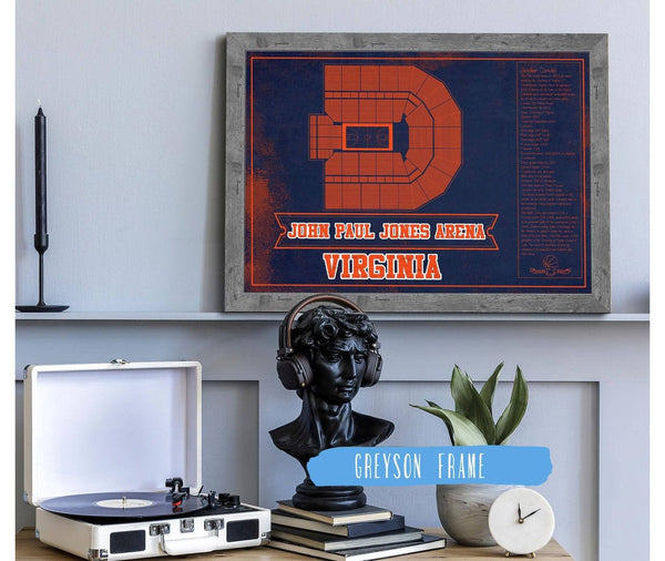 Cutler West Virginia Tech Hokies - Cassell Coliseum Seating Chart - College Basketball Blueprint Team Color Art