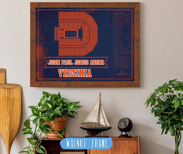 Cutler West Virginia Tech Hokies - Cassell Coliseum Seating Chart - College Basketball Blueprint Team Color Art