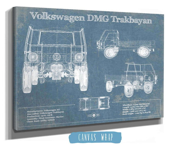 Cutler West Volkswagen DMG Trakbayan Vintage Blueprint Auto Print
