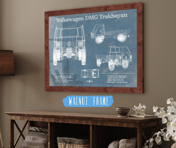 Cutler West Volkswagen DMG Trakbayan Vintage Blueprint Auto Print
