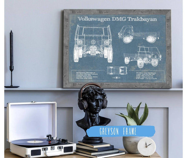 Cutler West Volkswagen DMG Trakbayan Vintage Blueprint Auto Print