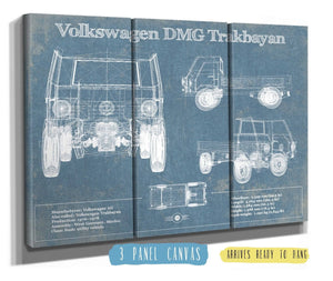 Cutler West Volkswagen DMG Trakbayan Vintage Blueprint Auto Print