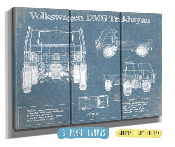 Cutler West Volkswagen DMG Trakbayan Vintage Blueprint Auto Print