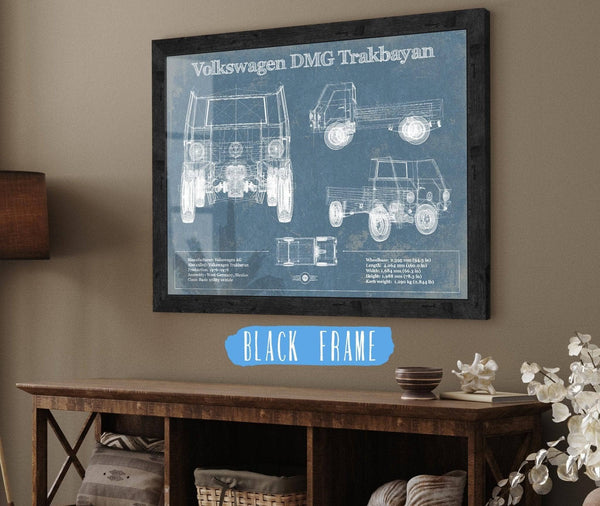 Cutler West Volkswagen DMG Trakbayan Vintage Blueprint Auto Print