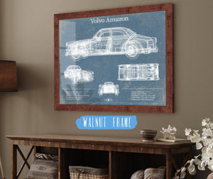Cutler West Volvo Amazon Vintage Blueprint Auto Print