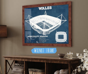Cutler West Wales Rugby - Vintage Millenium Principality Stadium Print